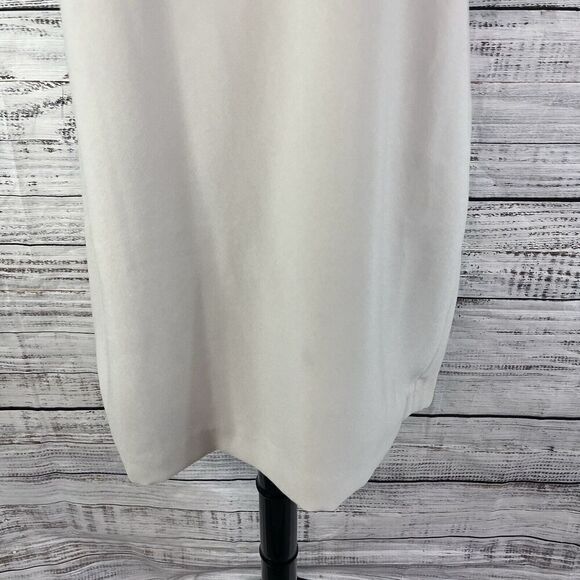 Banana Republic Dress size Small Light Gray Crepe Knee Wedding Church Dinner - Picture 6 of 11